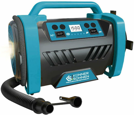 Könner & Söhnen Тромба за автомобилни гуми KS P30 150PSI с кабел 12V