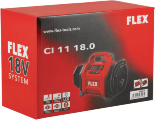 Flex Τρόμπα Αυτοκινήτου CL 11 Solo 160PSI Επαναφορτιζόμενη χωρίς Μπαταρία 12V