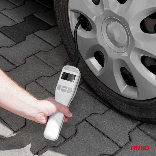 AMiO Τρόμπα Αυτοκινήτου 150PSI Επαναφορτιζόμενη με Μπαταρία 12V