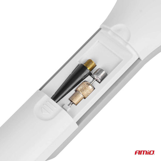 AMiO Τρόμπα Αυτοκινήτου 150PSI Επαναφορτιζόμενη με Μπαταρία 12V