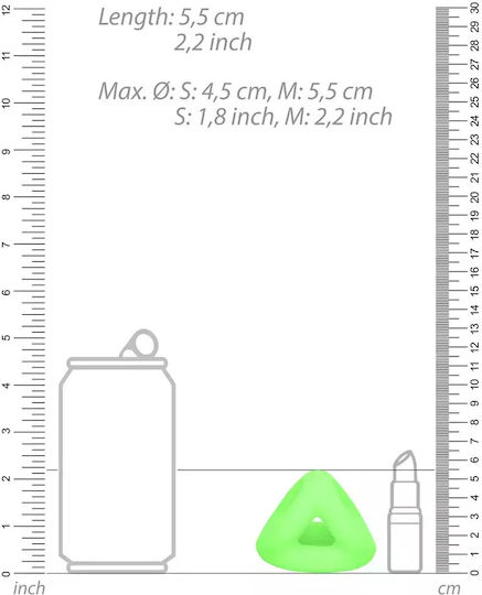 Shots Cock Δαχτυλίδι Πέους Πράσινο 3120-5275