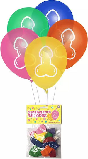 Super Spaß Penis-Luftballons 8 Stück