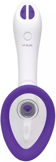 Doc Johnson Bloom Intimate Body Pump Aspirator Vaginal și pentru Clitoris cu Vibrație Mov/Alb