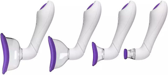 Doc Johnson Bloom Intimate Body Pump Aspirator Vaginal și pentru Clitoris cu Vibrație Mov/Alb