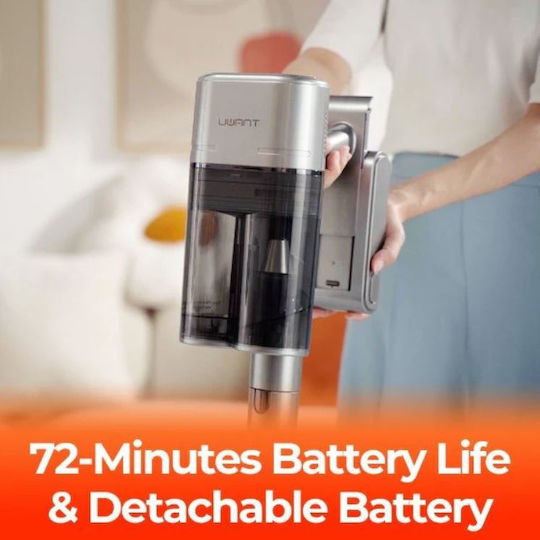 Uwant Rechargeable 2 in 1 Stick & Handheld Vacuum Gray V100
