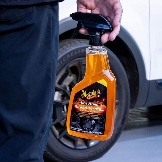 Meguiar's Hot Rims Black Wheel Cleaner Спрей Почистване за Дискове и Гуми на Автомобил 710мл
