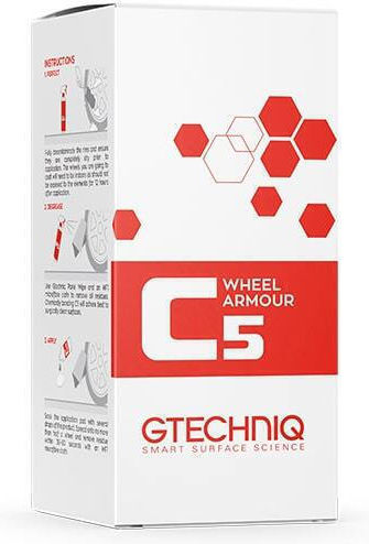 GTECHNIQ Satz Reinigung / Polieren / Schutz für Felgen Auto 15ml