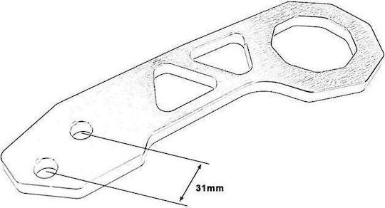 MTuning Car Tow Hook Red