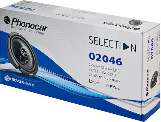 Phonocar Subwoofer Αυτοκινήτου 6.5" 90W RMS