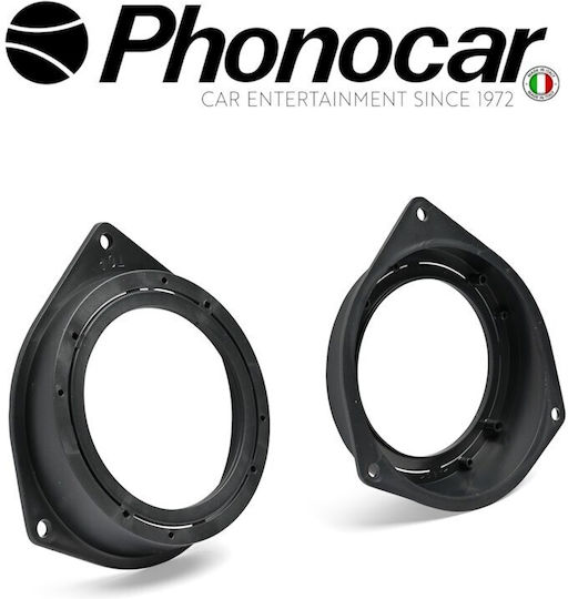 Phonocar Speaker Ring Car Front and Back Alfa Romeo Mito Citroen Nemo Fiat 500 / Fiorino / Panda / Punto Ford Ka Opel Astra / Corsa Peugeot Bipper 2pcs