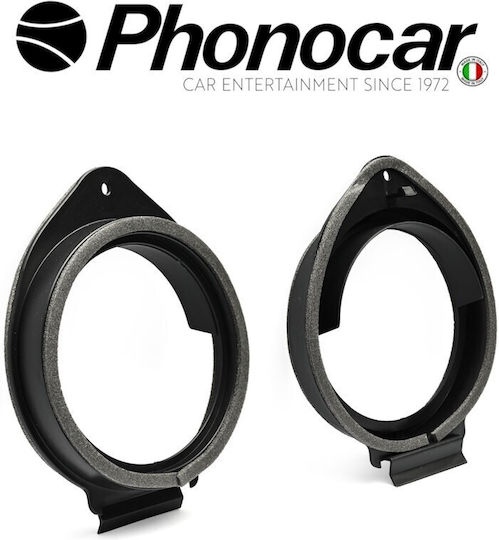 Phonocar Inel pentru difuzor de Mașină Față și spate Chevrolet Cruze / Orlando Opel Adam / Astra / Meriva / Mokka 2buc