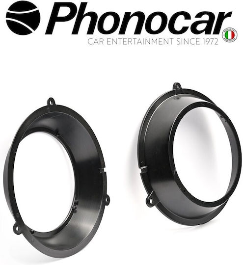 Phonocar Speaker Ring Car Front 165mm Fiat Panda 2003+ 2pcs