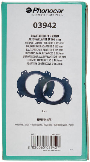 Phonocar Speaker Ring Car Front Isuzu D-Max 165mm 2pcs