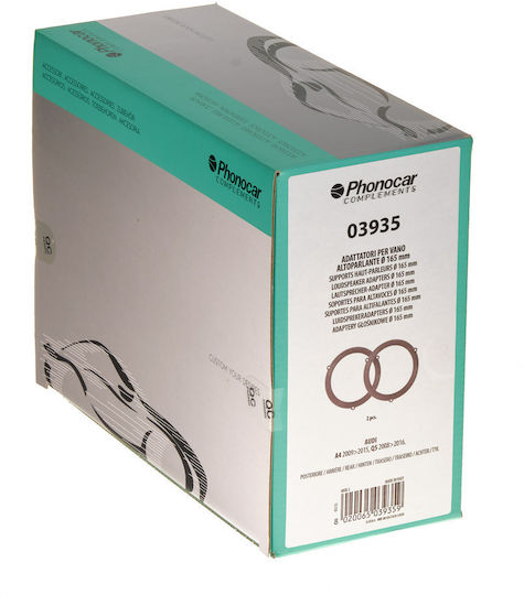 Phonocar Βάσεις Ηχείων Πίσω 165mm για Audi A4 2009 2τμχ