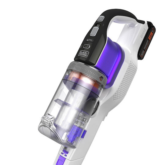 Black & Decker Rechargeable Stick Vacuum 18V White BHFEV1825CP