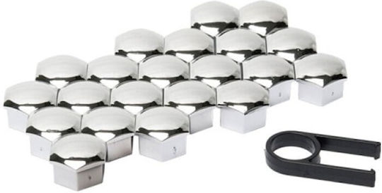 Autoline Bolt Caps M19x19mm Length 19mm for Key No 19 21pcs