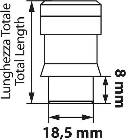 Lampa Болтове за сигурност K010 Прави с шайба M12x1.5mm Дължина 42.2мм за Ключ No 19 4бр