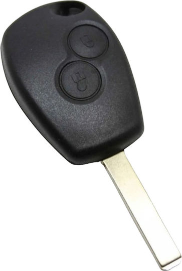 Dacia Κέλυφος Κλειδιού Αυτοκινήτου με Λάμα με 2 Κουμπιά για Dacia