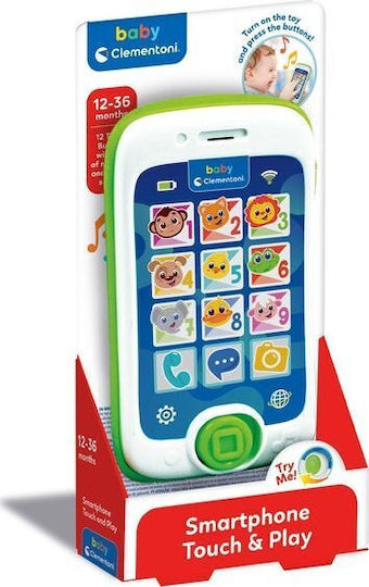 Baby Clementoni Smartphone Touch & Play Telephone Toy for 12+ Months