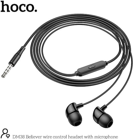 Hoco DM38 Безжични Стерео с жак 3.5mm Черен