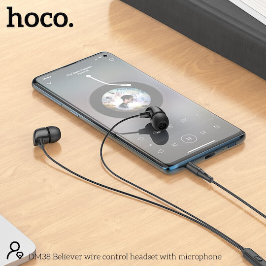 Hoco DM38 Безжични Стерео с жак 3.5mm Черен