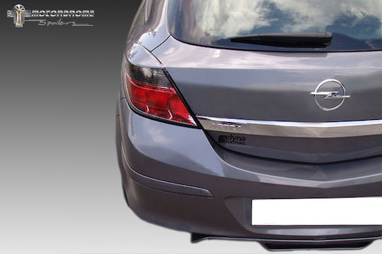 Motordrome Rear Headlight Eyebrows for Opel Astra H 3D 2004-2009