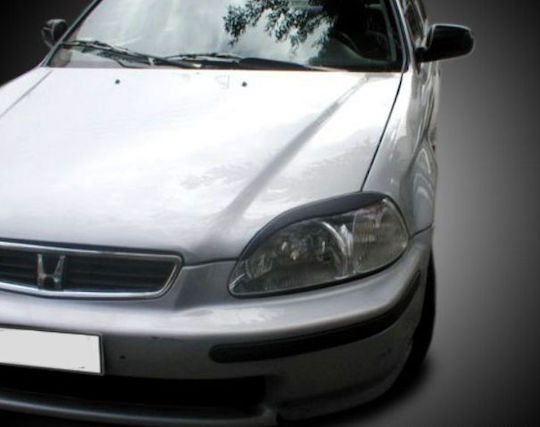 Motordrome Front Headlight Eyebrows for Honda Civic