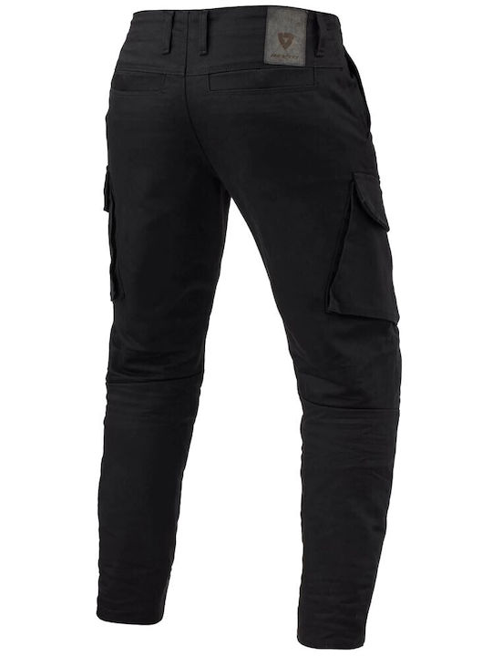Rev'IT Jean Cargo 2 Tf Мъжки Мотоциклетни Панталони Лятна Черен