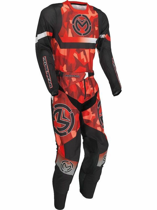 Moose Racing Sahara Men's Summer Motocross Pants Red