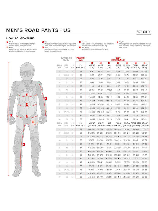 Alpinestars Andes V3 Bărbați Pantaloni Motocicletă 4 Anotimpuri Waterproof Black