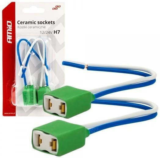 AMiO Car Bulb Holders H7 2pcs