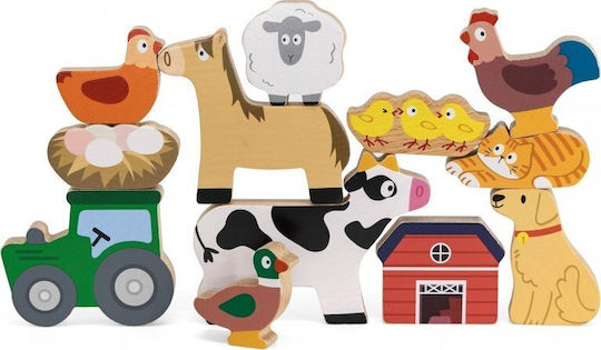 Viga Toys Stack Puzzle Farm Animals Lumarko 13965432 6971608447068