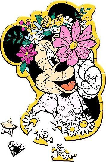 Trefl Trefl Disney Ξύλινο Παζλ Minnie 50 Τεμ