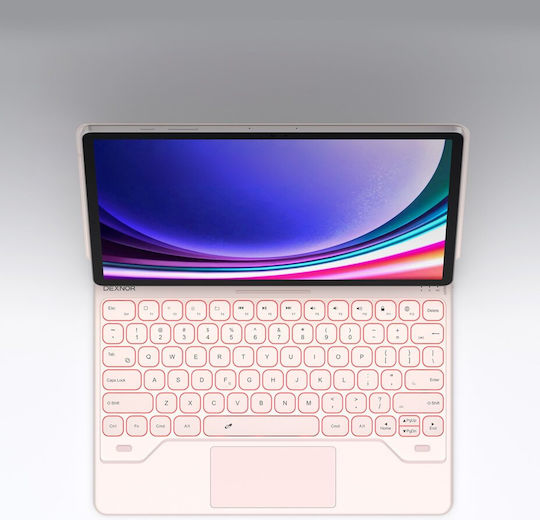 Θήκη Πληκτρολογίου Samsung Galaxy Tab S9+ S8+ S7+ S7 Fe Dexnor Magnetic Keyboard Touchpad Μπλε
