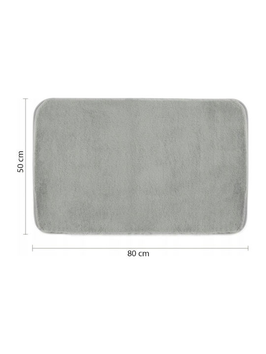 Bath Mat Grey 50x80cm
