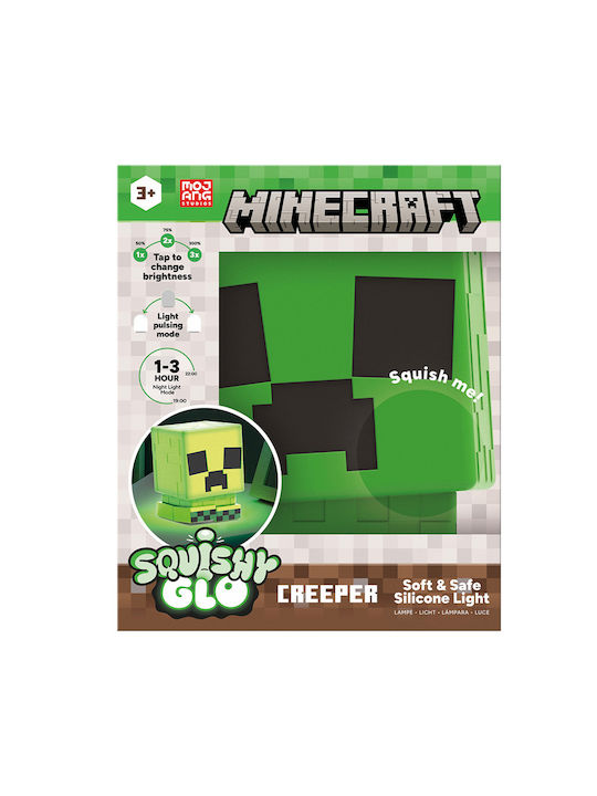 Paladone Παιδικό Διακοσμητικό Φωτιστικό Creeper Πράσινο 15x12.5x11.7εκ.