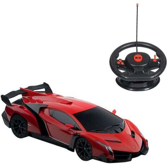 Lamborghini Teleghidat Mașină Roșu