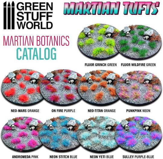 Green Stuff World Pflanze Mockup Martian Fluor Tufts