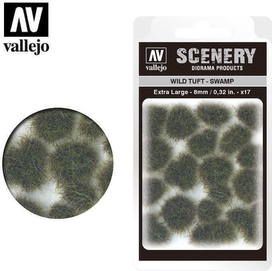 Acrylicos Vallejo Φυτό Μακέτας Extra Large Scenery - Wild Tuft – Swamp 17τμχ