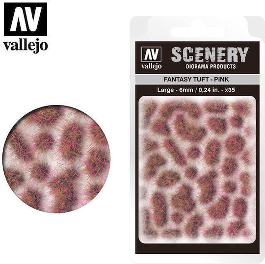 Acrylicos Vallejo Φυτό Μακέτας Large Scenery - Fantasy Tuft – Pink