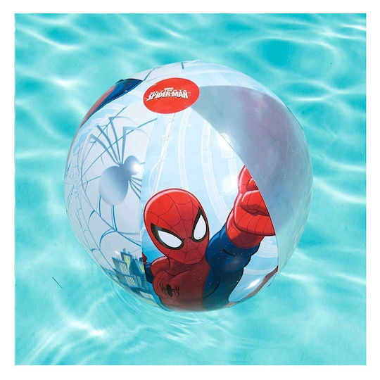 Bestway Spiderman Aufblasbarer Strandball in Weiß Farbe 51 cm (12Stück)