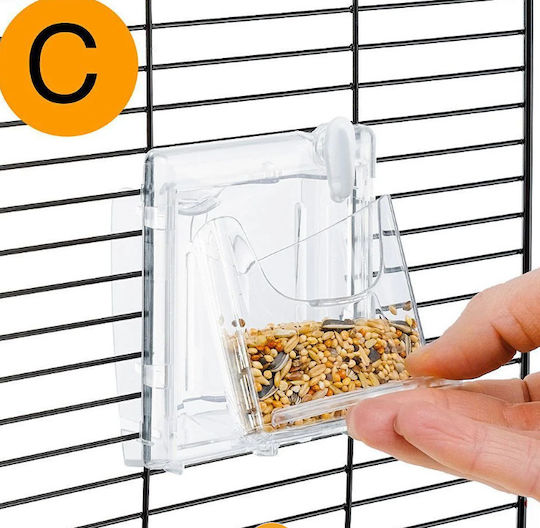 Ferplast Bird Cage Rekord 4 Black Bird Cage 60x32.5x57.5 cm 60x32.5x60 cm
