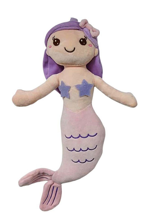 Handmade Scented Candle Girl Plush Mermaid Pink