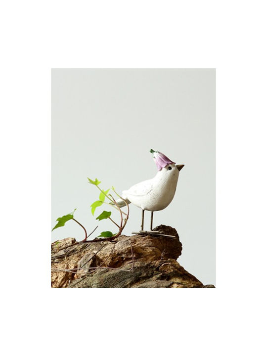 Dekorativ Vogel aus Polyresin 10cm 1Stück