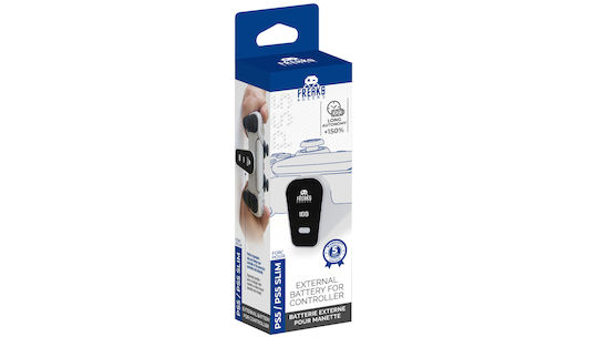 Freaks Geeks Controller External Battery 2500mah-type C Cable White Ps5 Accessory