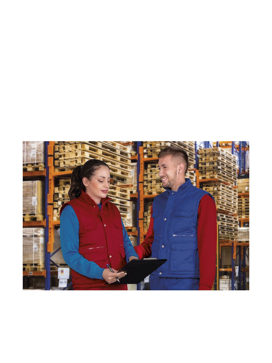 Valento Reporter Men's Safety Vest Black