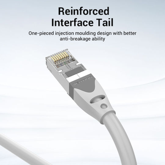 Vention S/FTP Cat.6a Cablu de rețea Ethernet 3m Gri 1buc