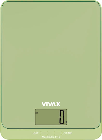 Vivax Дигитална Кухненска Везна до 5кг Зелена