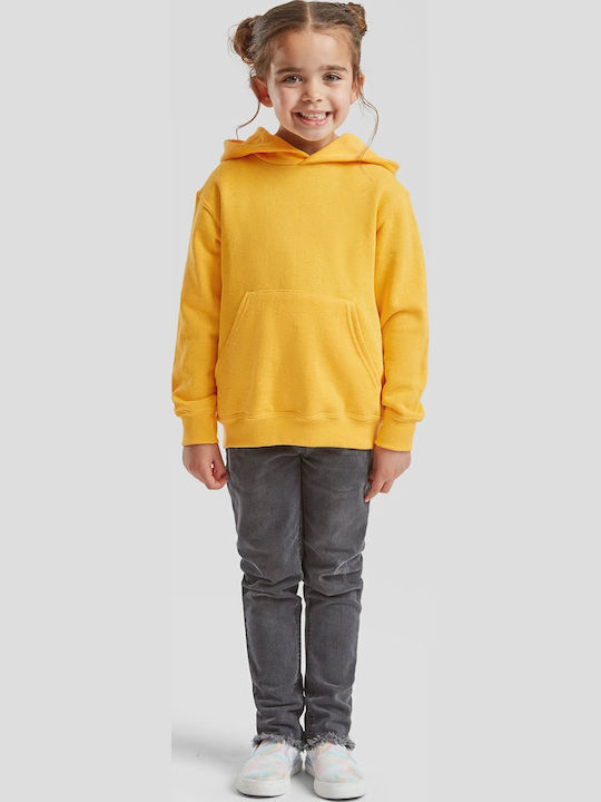 Kinder-Sweatshirt mit Kapuze und Taschen Sunflower