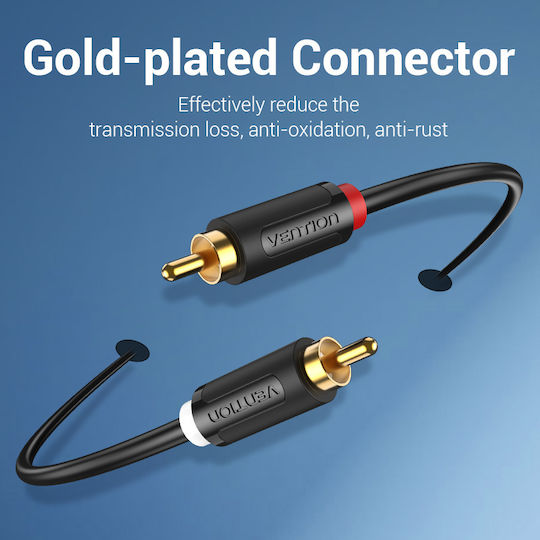 Vention Kabel 2x RCA-Stecker - 2x RCA-Stecker 3m